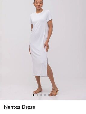 S-wear Maxi White Natnes dress . Size 0.